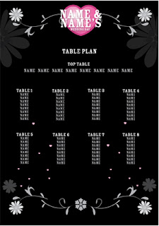 Cheap Wedding Table Plans