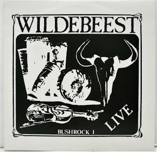 Wildebeest “Bushrock 1-Live”  South Africa 1980 very rare Private Psych Prog Folk