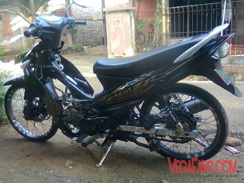 Modifikasi Vega Zr Ceper Warna Hitam Vegafans Com