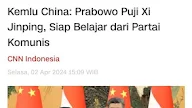 Prabowo, Dulu Anti Komunis, Kini Pro Komunis