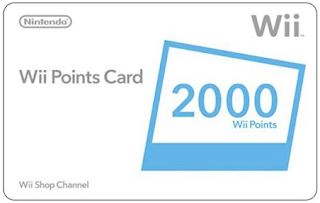 Wii Points Card