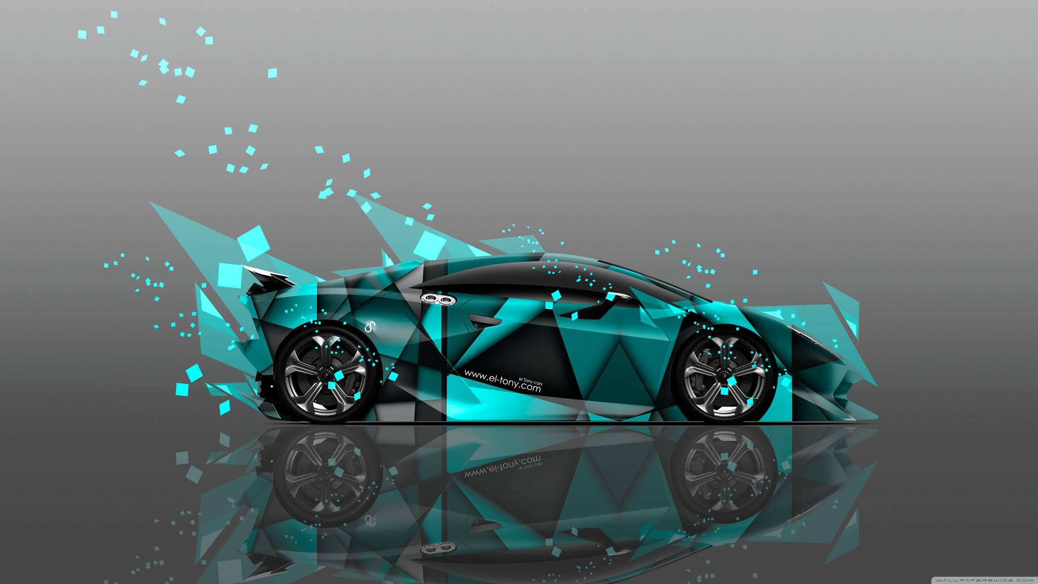 Sports Car Colorful Abstract Digital Art 4K,Colorful Abstract Digital Art