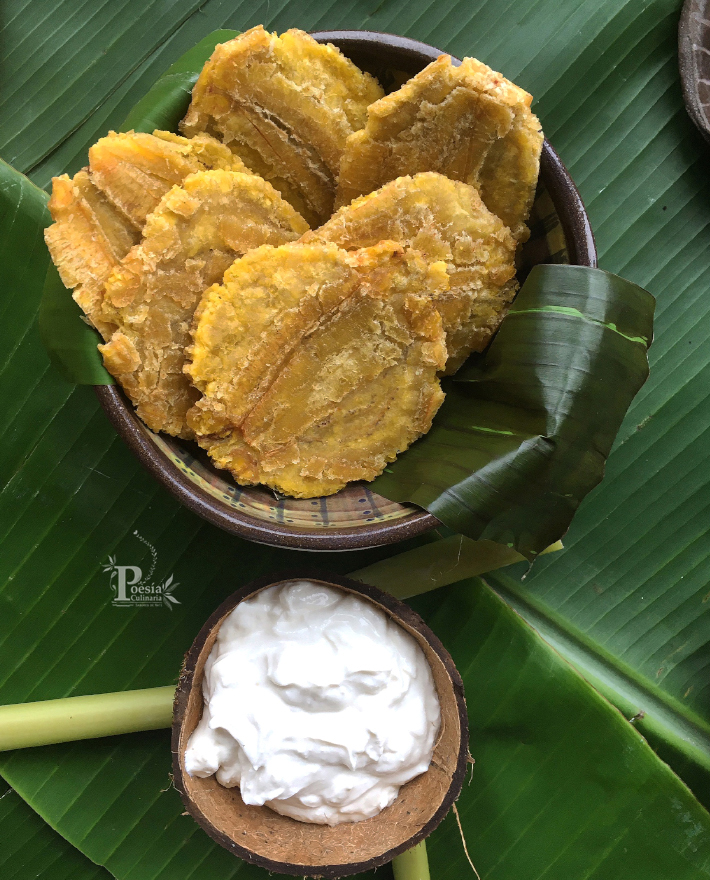 Poesía Culinaria . Sabores de Nati: PATACÓN PISAO [CARIBE DE COLOMBIA] ·•·  [Despedida Curso CTC ❤︎]