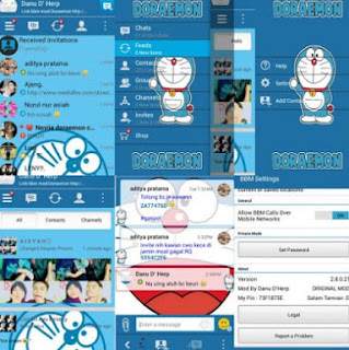 BBM Mod Doraemon v3.1.0.25 Versi Terbaru 