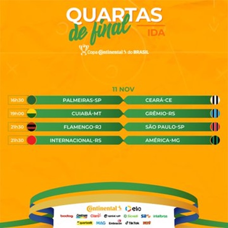 www.seuguara.com.br/quartas de final/Copa do Brasil 2020/datas e horários/