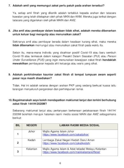Kadar Zakat Fitrah 2020 Seluruh Negeri Kadar Zakat Fitrah 2020 Seluruh Negeri