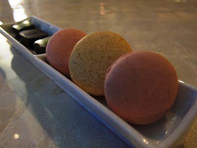 Fresh macarons in Adour, DC