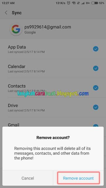 Cara Menghapus Akun Google Di Android