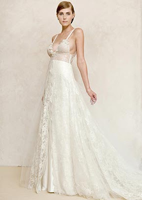 straps v-neck lace flower floor-length wedding dress