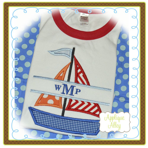 Monogram Sailboat