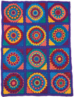 Crochet a Mandala Granny Afghan Pattern