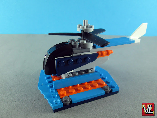 set LEGO Creator 31099 Propeller Plane - modelo 3 helicóptero de brinquedo