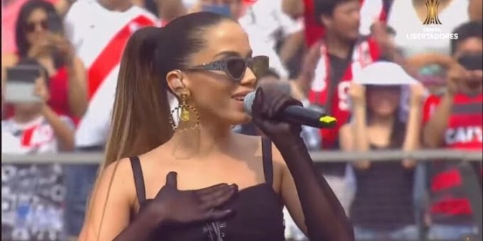 Anitta canta na Final da Libertadores neste sábado (27).