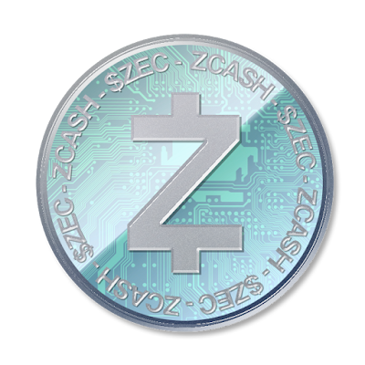 Zcashのフリー素材（アルミver）