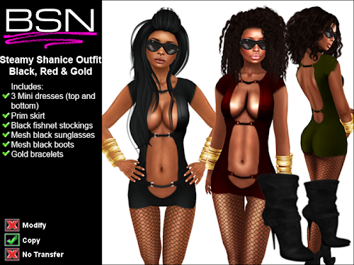 BSN Steamy Shanice Outfit