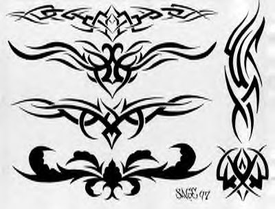 Tribal Tattoo Designs With Specially Wings Tattoo Art Picture 2