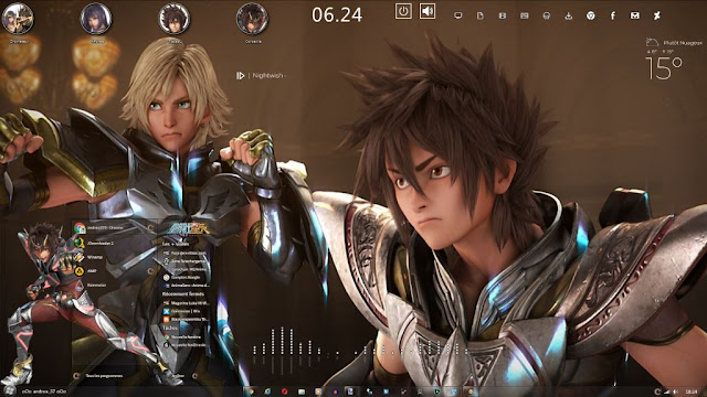 Windows 7 Theme Saint Seiya - Legend of Sanctuary by Andrea_37