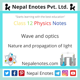 Class 12 Physics Nature and propagation of Light Notes