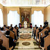 EL PAPA RECIBE A LOS CLÉRIGOS BARBANITAS Y LES EXHORTÓ A QUE "CORRAN COMO LOCOS HACIA DIOS Y HACIA LOS DEMÁS"