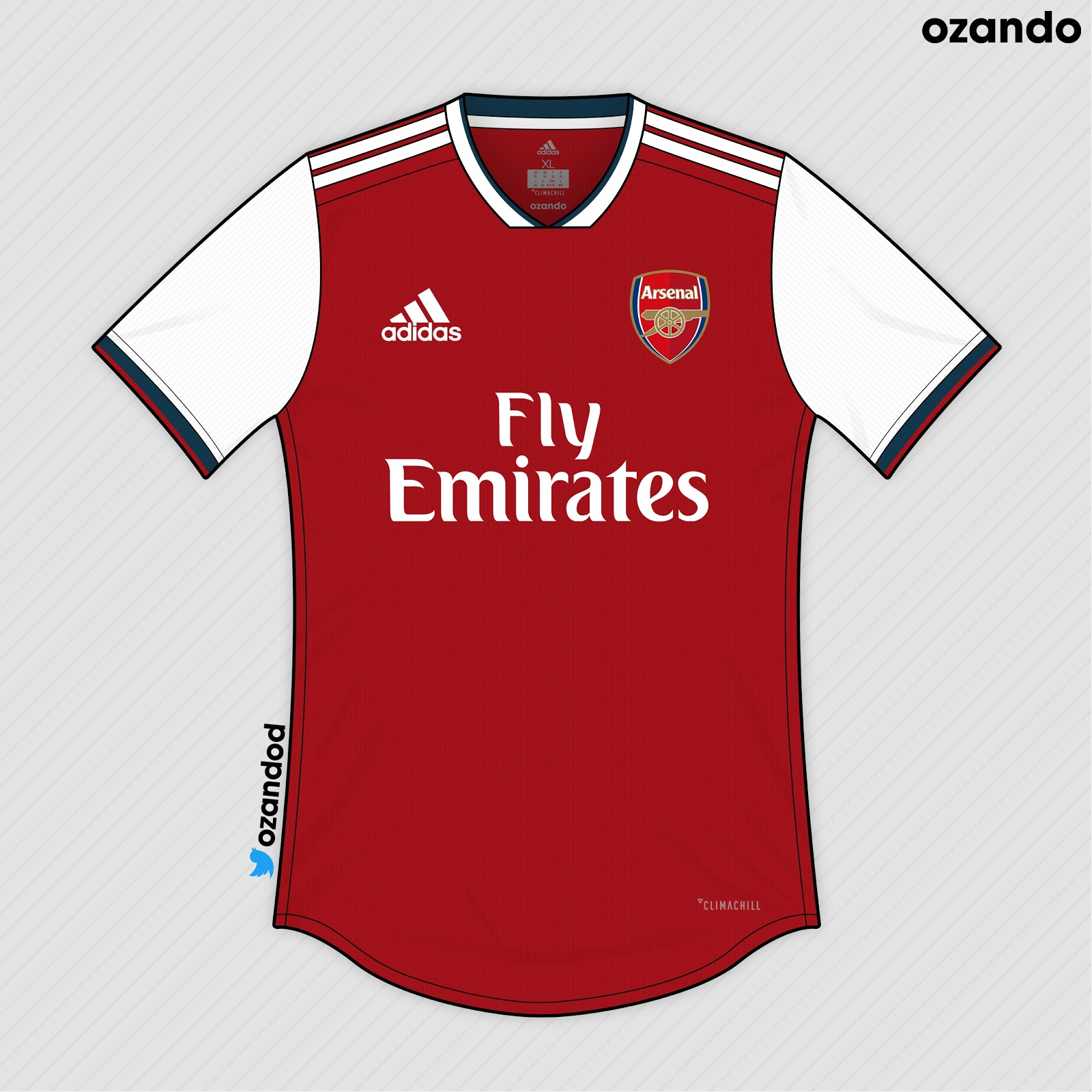  Adidas  Arsenal  19 20 Home Away Third Concept Kits by 