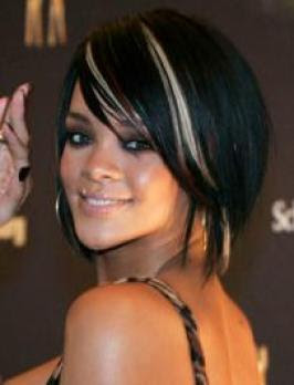 rihanna short bob hairstyles