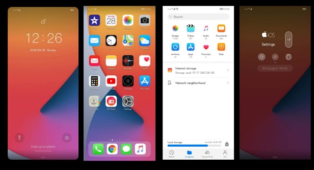 IOS 14 EMUI THEME / Huawei / Honor /hwt THEME