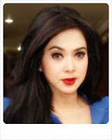 model rambut syahrini