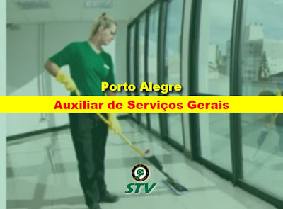 STV abre vaga para Auxiliar de Serviços Gerais em Porto Alegre