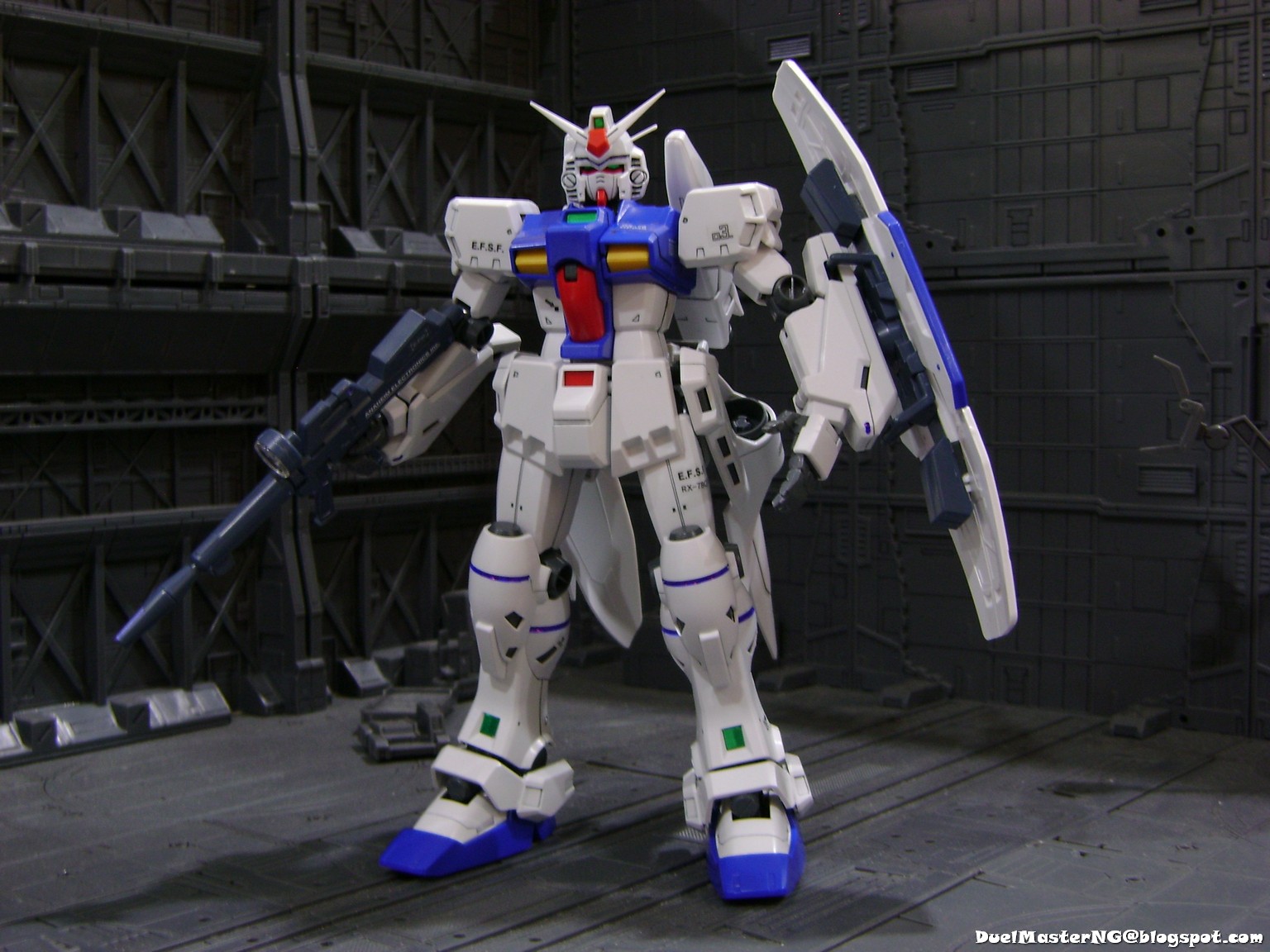 44 Gundam 0083 GP01-Fb Full burnern Mobile Suit set [ Box + assemble ...