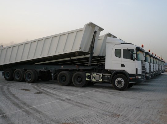 gambar dump truck Scania P420 6X4