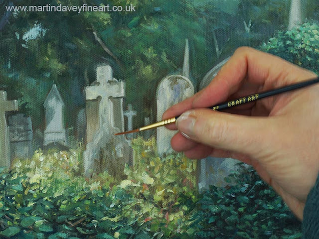 old cemetery artwork WIP Martin Davey