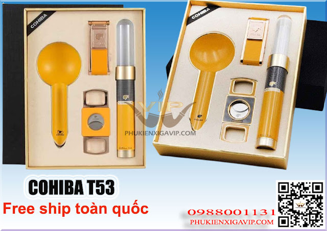 4 set phụ kiện xì gà giá rẻ chính hãng Cohiba, Lubinski, Guevara Set-phu-kien-cohiba-gat-tan-dao-cat-bat-lua-ong-dung-xi-ga