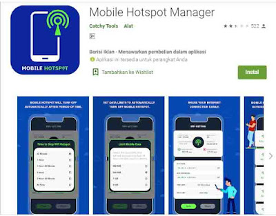 batasi jumlah pengguna hotspot dengan mobile hotspot manager