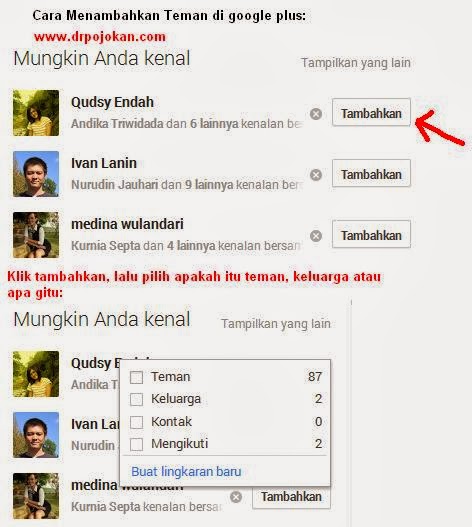 cara mudah memakai google+