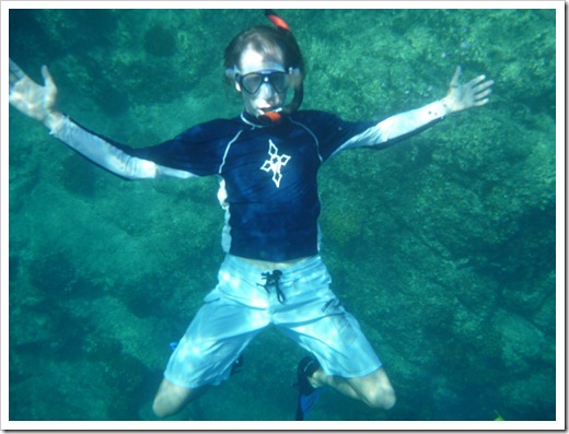 Carol the snorkel fish