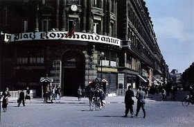 Fotografías a color de París durante la ocupación nazi