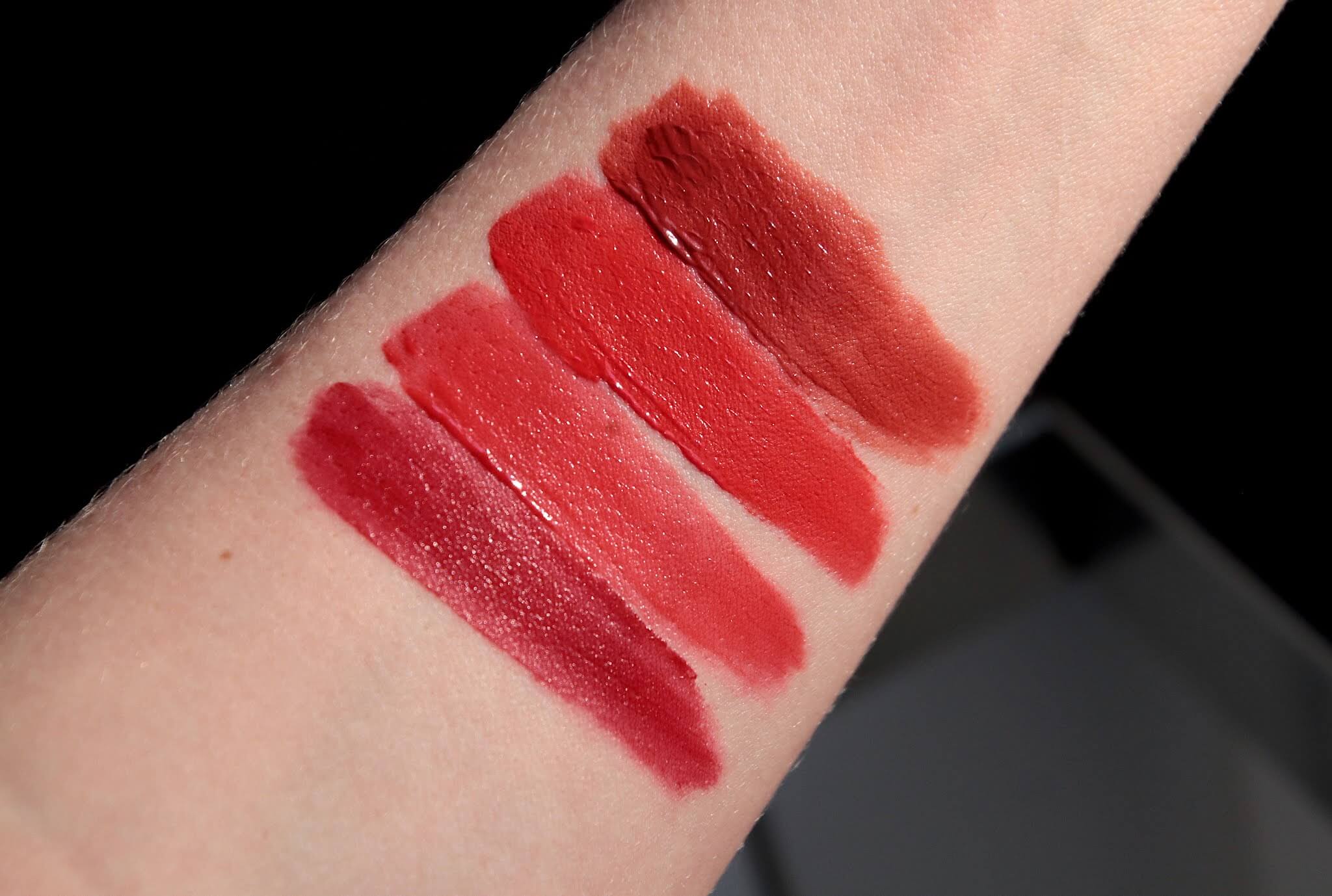 Nars Air Matte Power Trip Total Domination Mad Rush Pin Up swatch