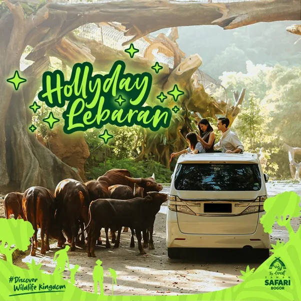 Promo 'Holiday Lebaran 2024' di Taman Safari Bogor.