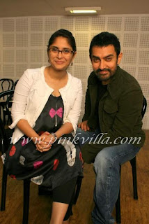 Aamir Khan & Kiran Rao at Dhobi Ghat shoot for a magazine