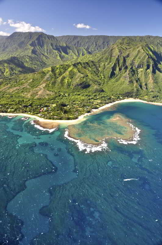 Island Kauai coast