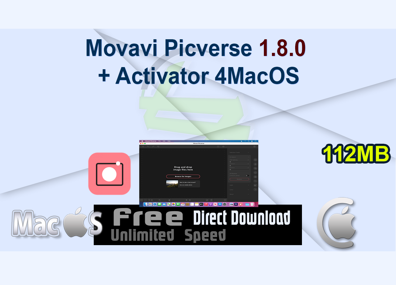 Movavi Picverse 1.8.0 + Activator 4MacOS