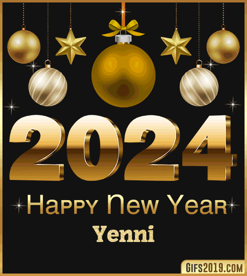 Happy New Year 2024 gif Yenni