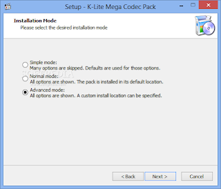 K-Lite Mega Codec Pack 11.3.6 - Install