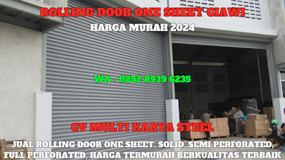 GAMBAR, ROLLING DOOR ONE SHEET, CIAWI, HARGA, ROLLING DOOR ONE SHEET, PER METER, TERBARU, 2024