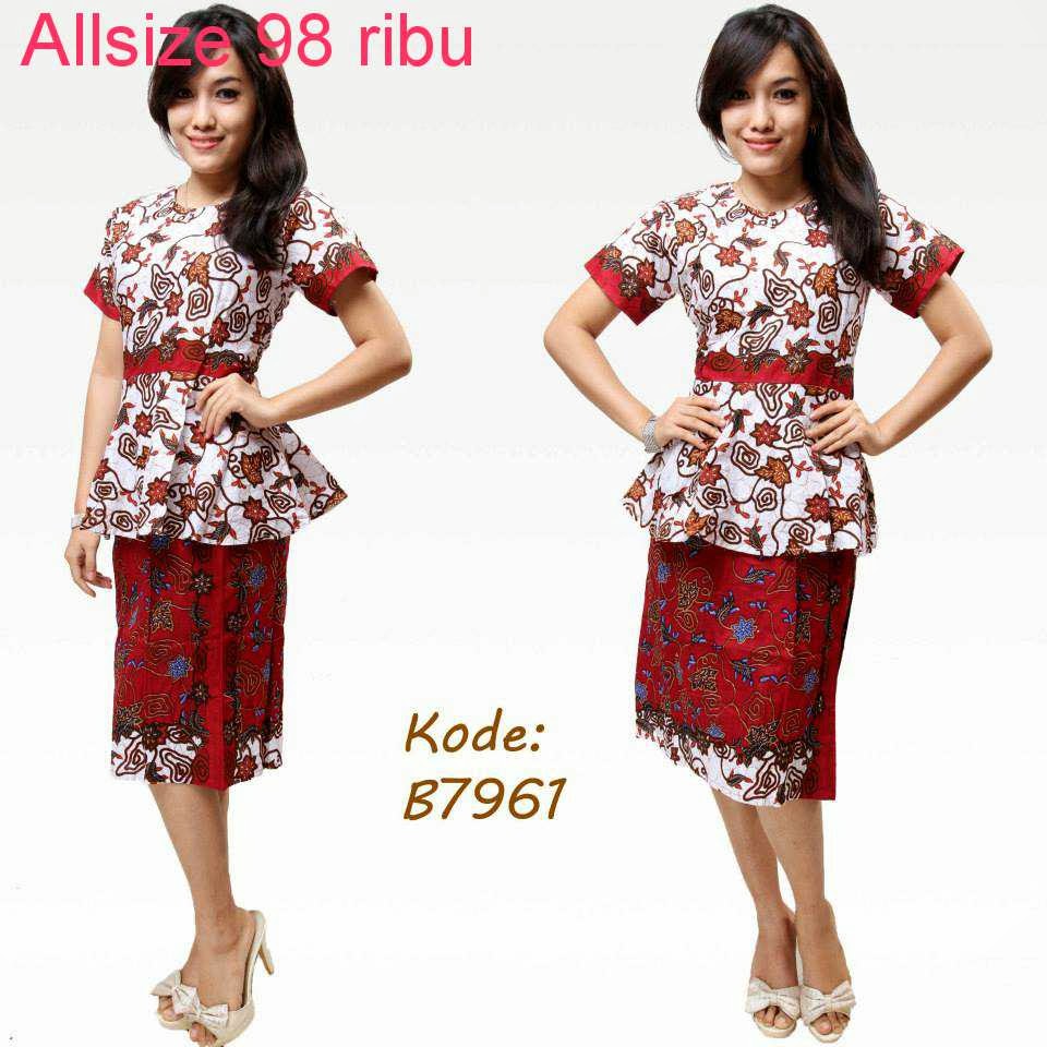  Contoh  Baju  Batik Kerja 