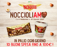 Concorso "Noccioliamo " : vinci ogni giorno 10 buoni spesa da 10 euro a 100 euro