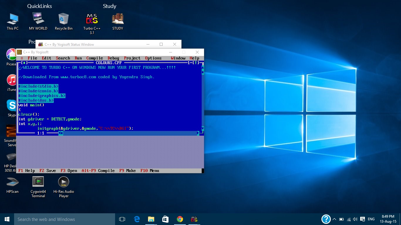 download g++ compiler for windows 10