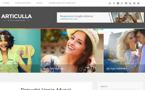Download Articulla Responsive Blogger Template Free