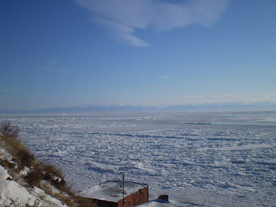 Lake Baikal during winter months