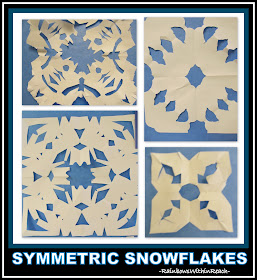 photo of: Snowflake Symmetry via RainbowsWithinReach Winter RoundUP of fun